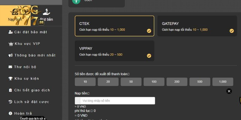 Lưu ý một số vấn đề khi nạp tiền AOG777 cho người mới