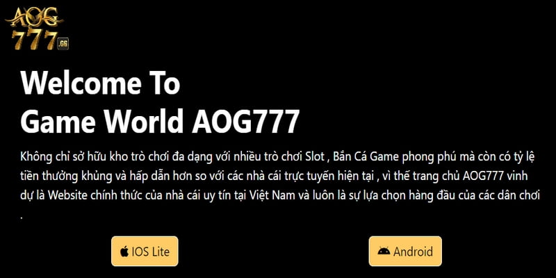 Cách tải ứng dụng AOG777